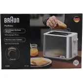 Braun HT 1510 WH brødrister med 2 slidser hvid