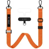 Tech-Protect C6S 2-i-1 Reb-crossbody-halsrem - Kosmik Orange
