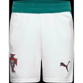 Puma Portugal 2026 Shorts Youth, Clothing, White/Green Lagoon, 13-14Y
