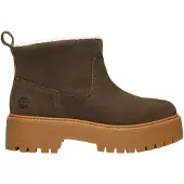 Timberland Timberlandtil kvinder. TB0A283GW011 Stone Street grønne ankelstøvler i læder (39.5 W), 3-5 cm, Ingen, Casual