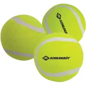 Schildkröt Fitness SCHILDKRÖT tennisbolde, 3-pak, gul giver fornuftig retur, til hobbyspil - 1 stk (970048)