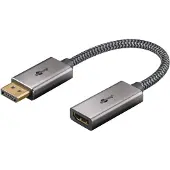 Goobay 75271, 0,2 m, DisplayPort, HDMI, Hanstik, Hunstik, Lige