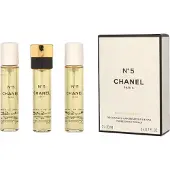 Chanel Nº 5 eau de toilette purse spray refills 3 x 20 ml