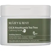MARY & MAY , CICA Houttuynia Te Tree Calmende Skønheds Maske, 30 Blade, 14.1 oz (400 g)