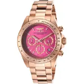 Invicta Dameur 16657 Speedway Rosa/Rosaguldtonet stål Ø41 mm