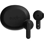 Ginza.se A3 true wireless in-ear-høretelefoner / earbuds med Bluetooth 5.4 og opladningsetui – Sort