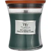 Woodwick Yankee Candle - WW Medium Hourglass - Mint Leaves & Oak