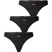 HUGO Underbukser med lav talje og tone-i-tone blondekant