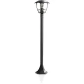Philips myGarden Creek søjlelampe 60 W E27, uden pære, Udendørs piedestal/postbelysning, Sort, Metal, IP44, Have, Terrasse, I