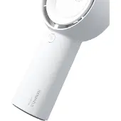 JISULIFE Baseus Mini Jisulife Handheld Fan Life5 Plus 4000 mAh USB-håndventilator hvid