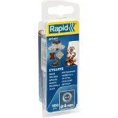 Rapid pariserringe Ø 4 mm - (5 stk.)