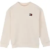 Tommy Hilfiger Sweatshirt - Ancient White - - 8 år (128) - Sweatshirt