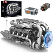 Mould King 10168 V8 Motor – Motorserie