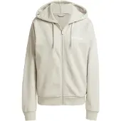 Adidas Sportssweatjakke 'Essentials' creme / hvid