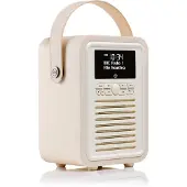 View Quest ViewQuest Retro Mini - DAB bærbar radio - 5 Watt - fløde
