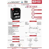 Bs Battery Btx14ah Agm-batteri