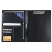 INF Multifunktionel mappe med kortpladser Black