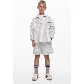 Desigual Bukser rød / sort / hvid