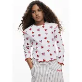 Desigual Bluser & t-shirts eosin / rød / hvid