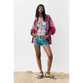 Desigual Jeans blå / lysegrøn / pastellilla