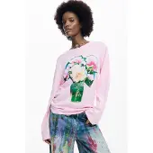 Desigual Shirts himmelblå / græsgrøn / lyserød