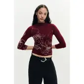 Desigual Shirts rød / hvid