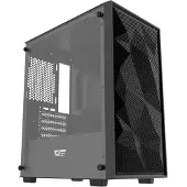 Darkflash M305 Mesh-computerkabinet uden blæsere (sort)