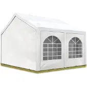 Sonstiges 4x5m, Partytelt, PE-teltdug, hvid