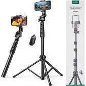 UGREEN selfie-stick med stativ og fjernbetjening LP680 1,8 m (sort) (15609)