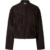 Pieces Pcrodeo Suede Leather Jakke