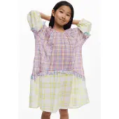 Desigual Kjole 'Minime' gul / lysegul / lilla / lilla