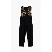 Desigual Jumpsuit royalblå / grøn / orange / sort