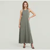 G-Star Washed Tank Maxi Dress - Green - Women