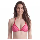 BOSS Monogram Triangle 10269296 Red Bikinitop
