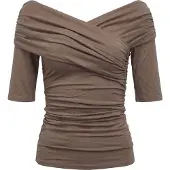 Object Off-shoulder Rynkeeffekt Top