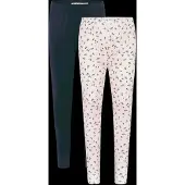 Minymo Leggings - 2-Pak - Offwhite/Navy - - 2 år (92) - Leggings