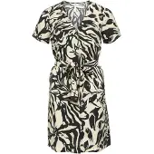 Object Kjole creme / sort