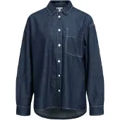 Object Langærmet Denimskjorte