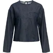 Object Denim Lomme-detalje Bluse