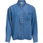 Vila Lommedetalje Denimskjorte