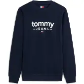 Tommy Hilfiger Sweatshirt 'Logo Graphic' navy / rød / hvid