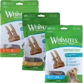 Whimzees Antler Dental Treats - L - 6 stk.
