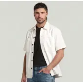 G-Star Bowling 2‑Pocket Lightweight Regular Shirt - White - Men