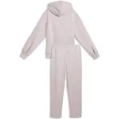Puma Metallic Hooded Tracksuit Women, Clothing, Misty Pink, M