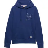 Superdry Sweatshirt '1954' koboltblåt / lysegrå