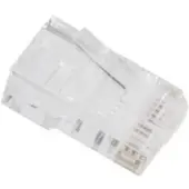 Lanberg Pass Trough - Netværk-konnektor - RJ-45 (han) - UTP - CAT 6 (pakke med 100)