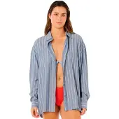 Rip Curl Beach Days Pinstripe Skjorte Med Lange ærmer