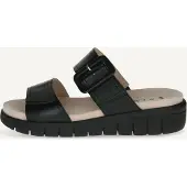 Caprice Mule, black, made of Leather without heel, Size 41