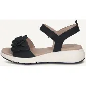 Caprice Sandal, blue, made of Leather without heel, Size 38