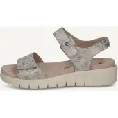 Caprice Sandal, white, made of Leather without heel, Size 40